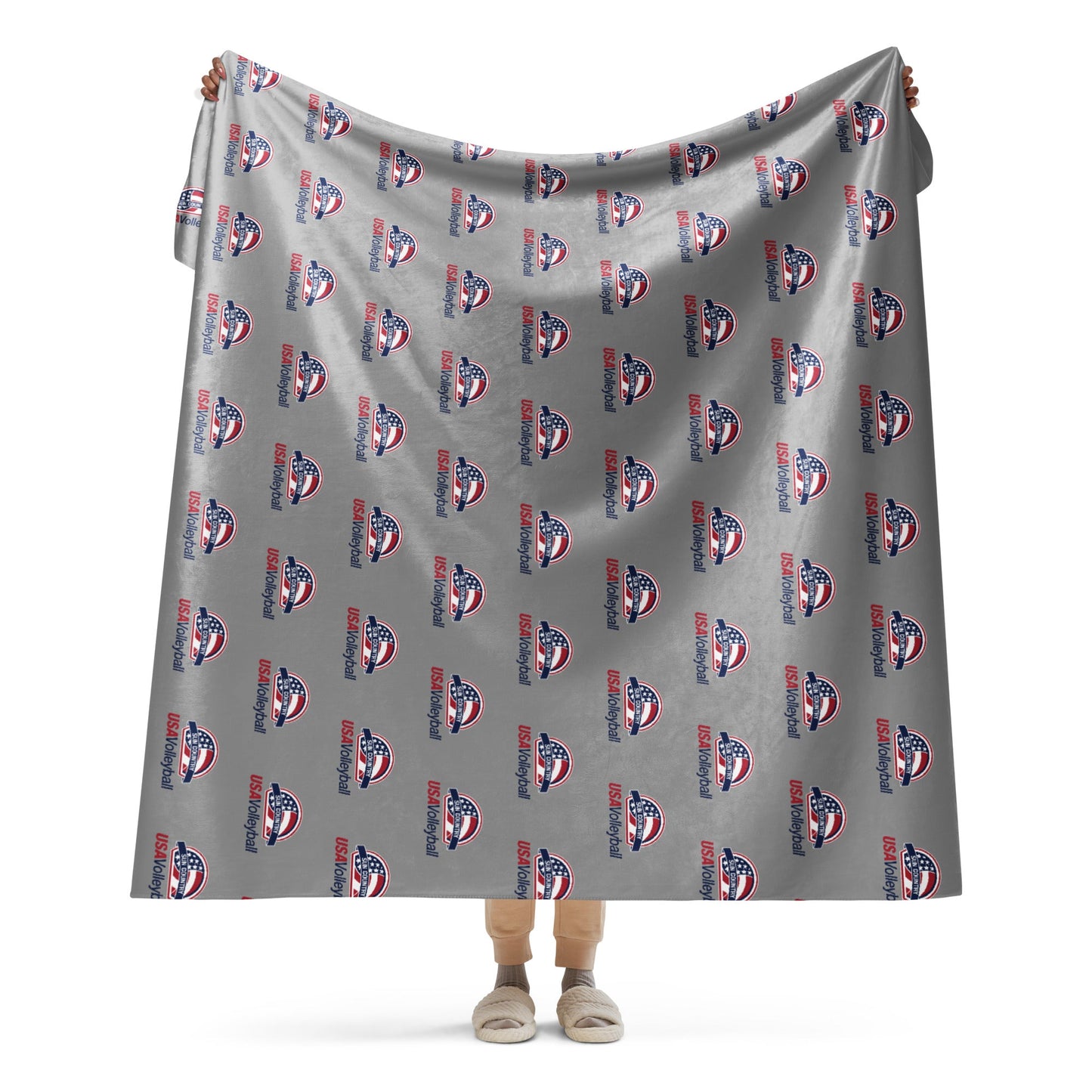 Sun Country Volleyball Sherpa Blanket