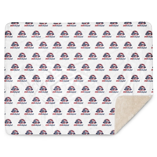Sun Country Volleyball Sherpa Blanket