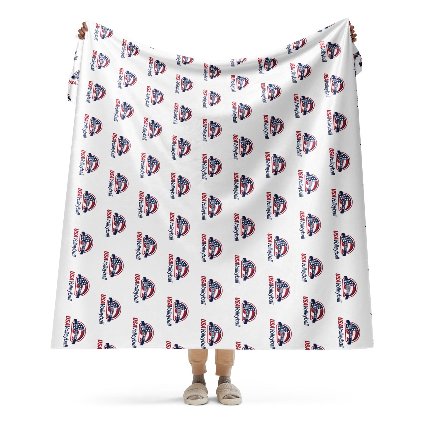 Sun Country Volleyball Sherpa Blanket