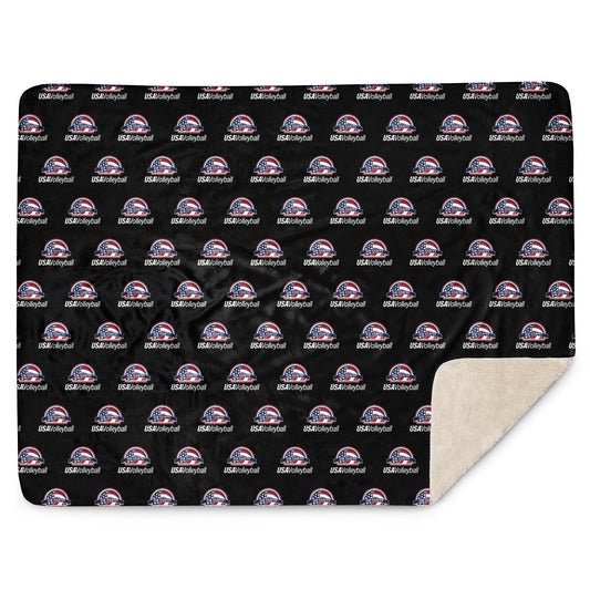 Sun Country Volleyball Sherpa Blanket