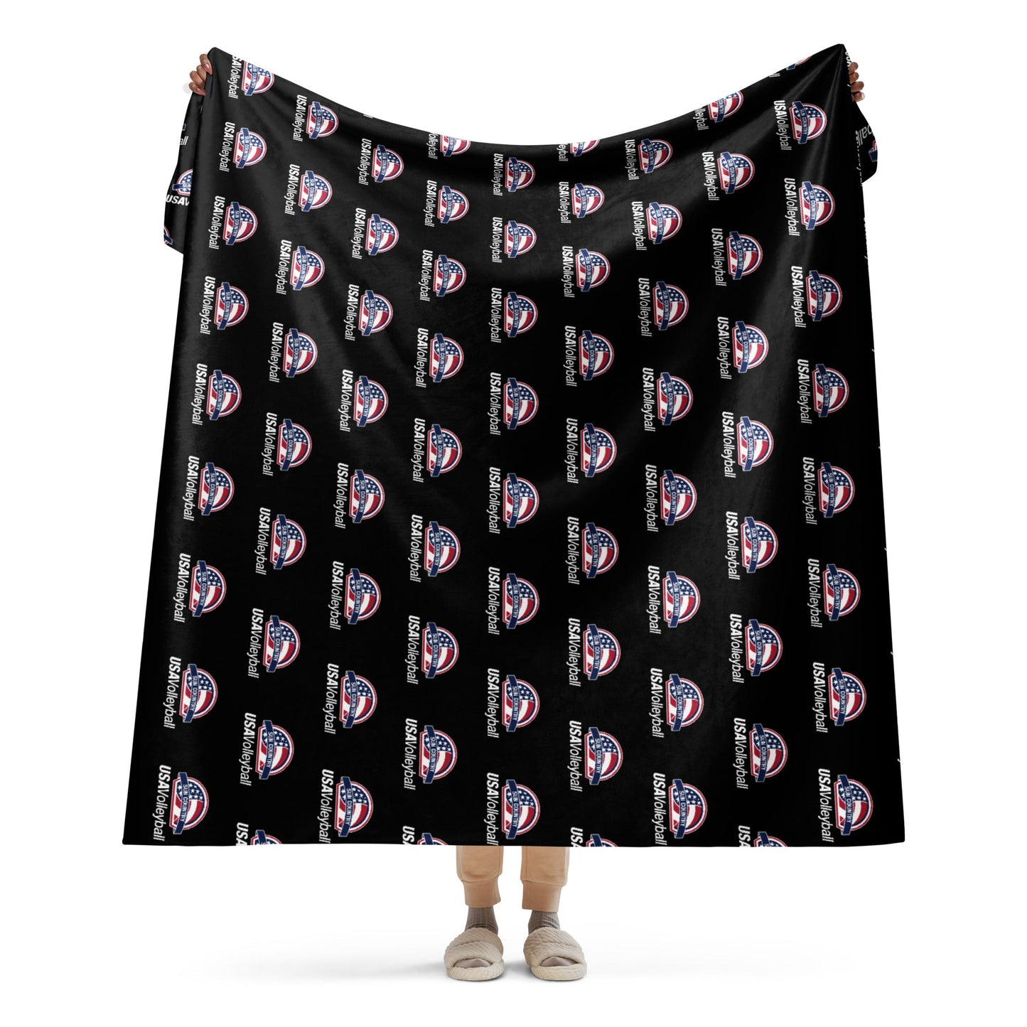 Sun Country Volleyball Sherpa Blanket