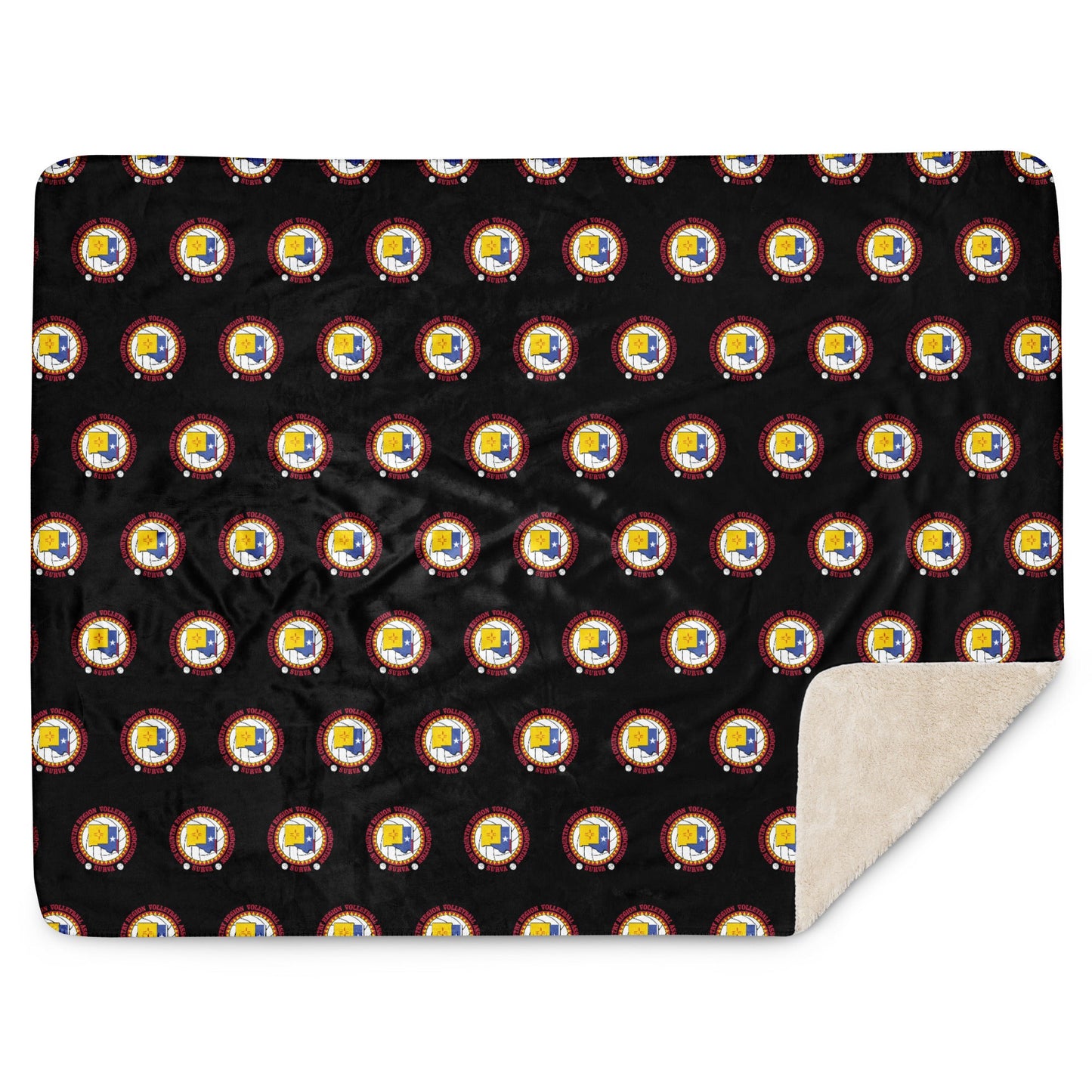 Sun Country Volleyball Sherpa Blanket