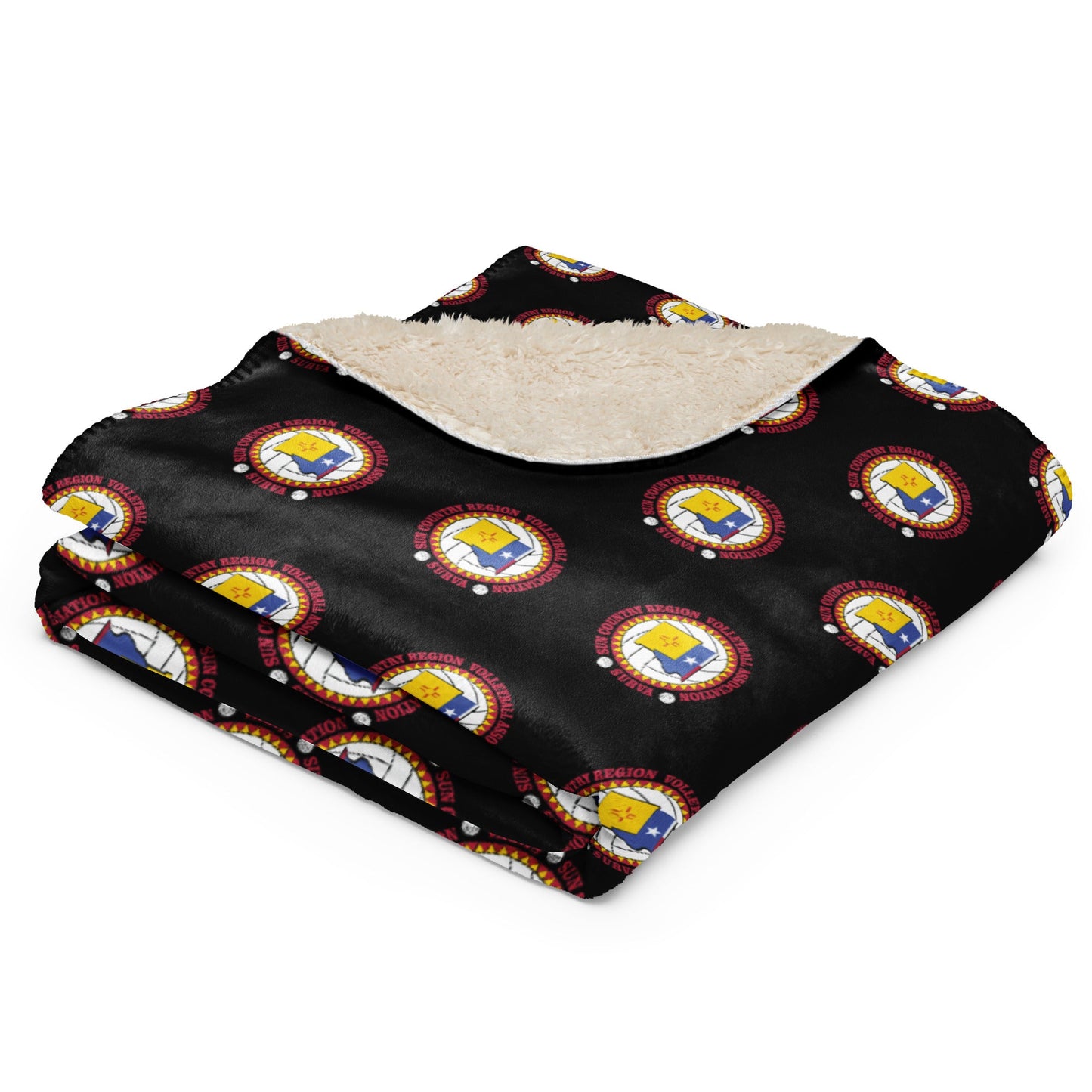 Sun Country Volleyball Sherpa Blanket