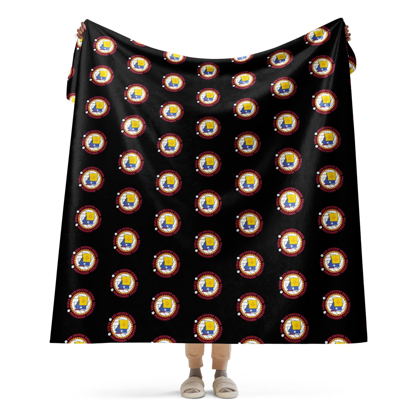 Sun Country Volleyball Sherpa Blanket