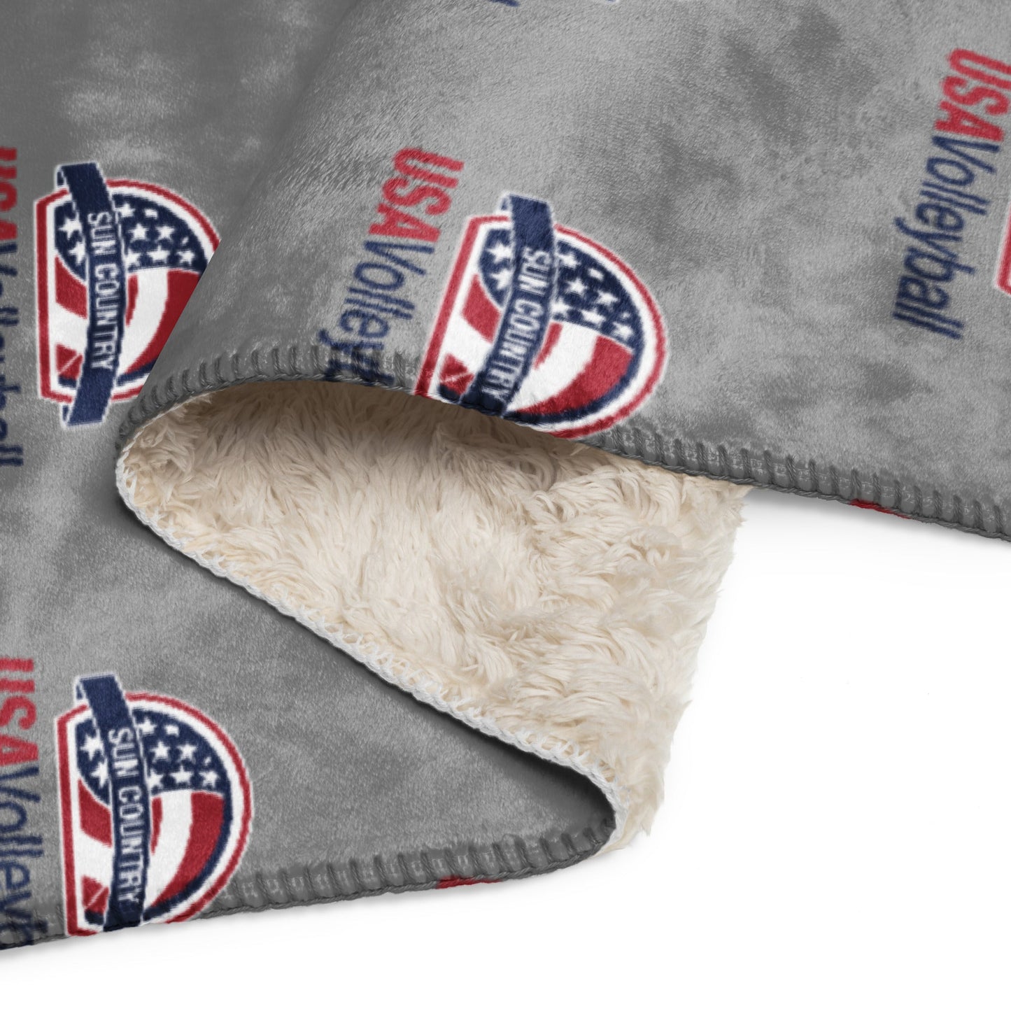 Sun Country Volleyball Sherpa Blanket