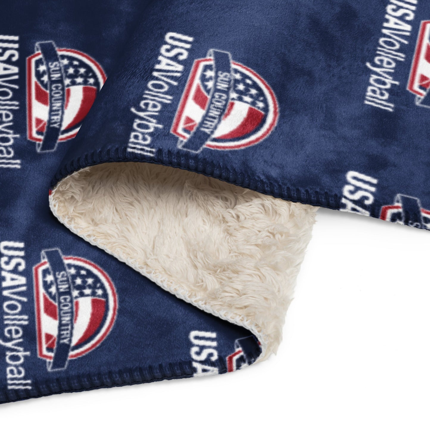 Sun Country Volleyball Sherpa Blanket