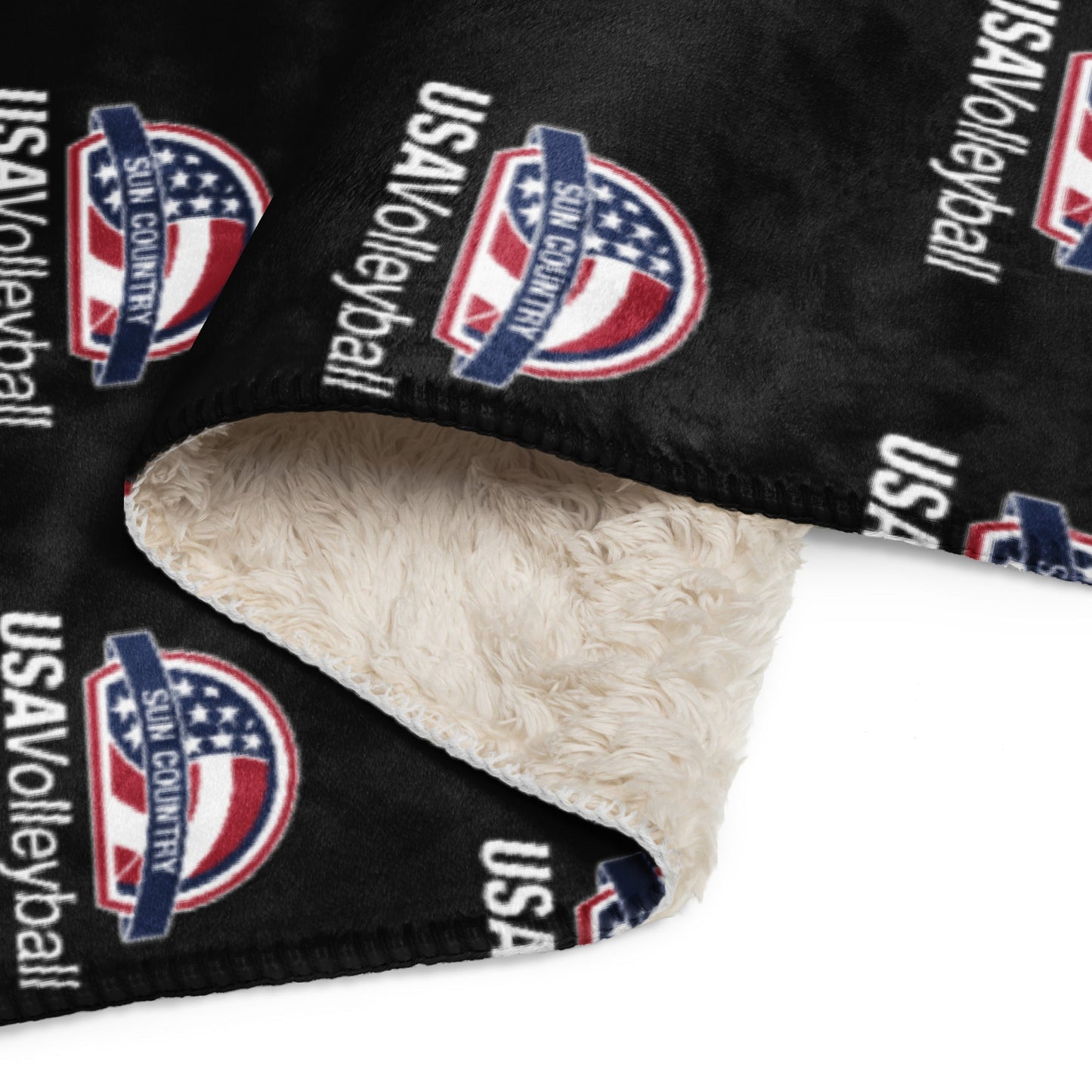 Sun Country Volleyball Sherpa Blanket