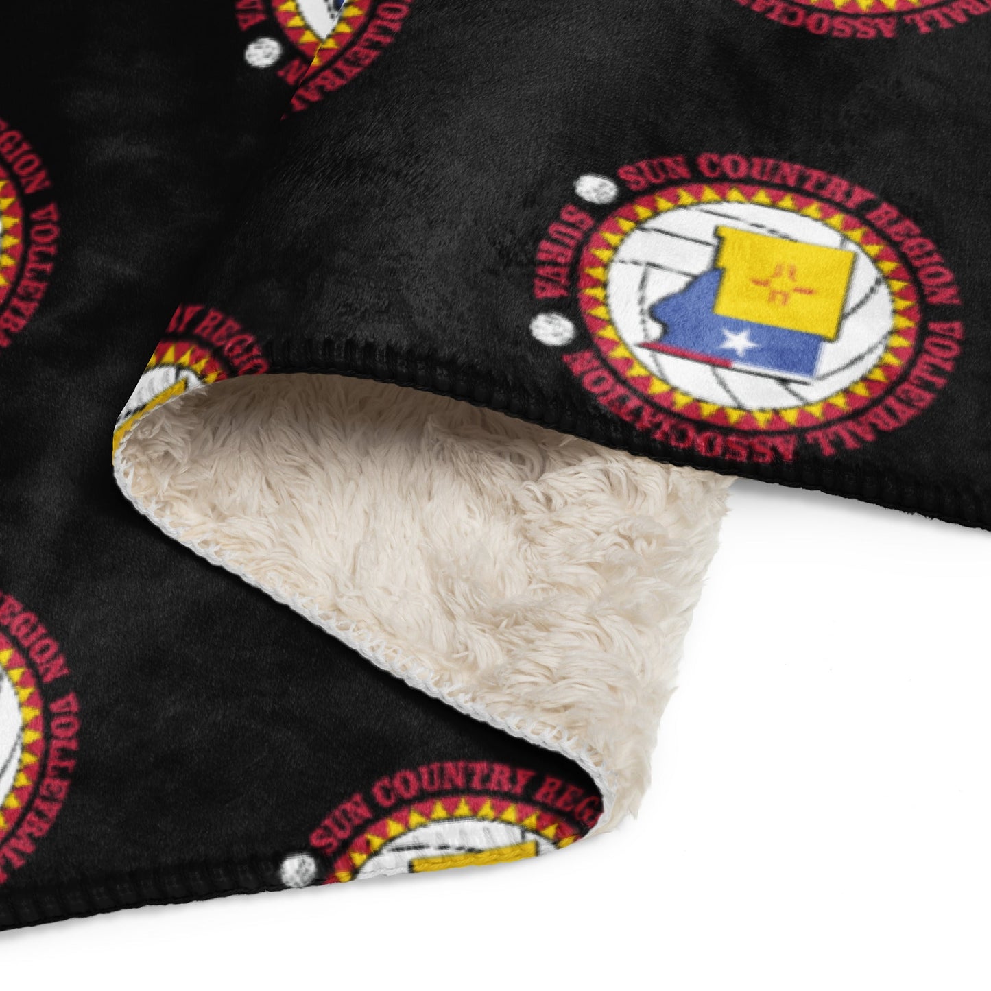 Sun Country Volleyball Sherpa Blanket