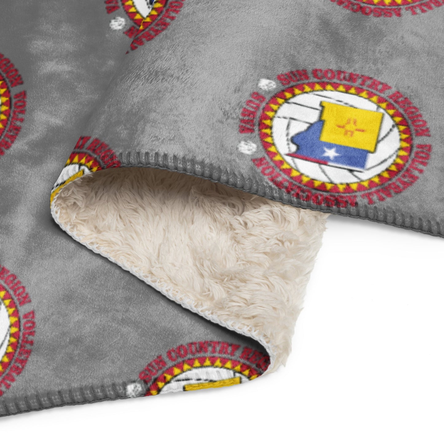 Sun Country Volleyball Sherpa Blanket