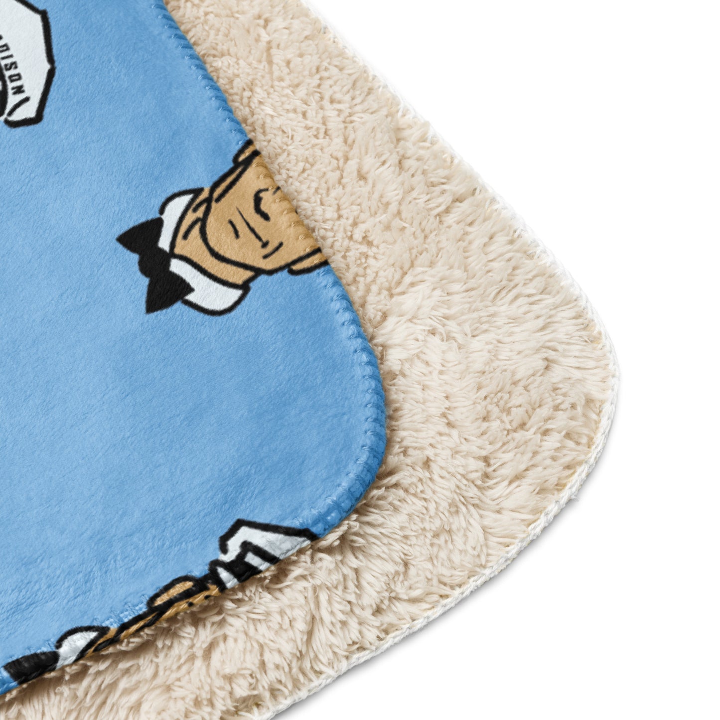 Madison Milkmen Sherpa Blanket