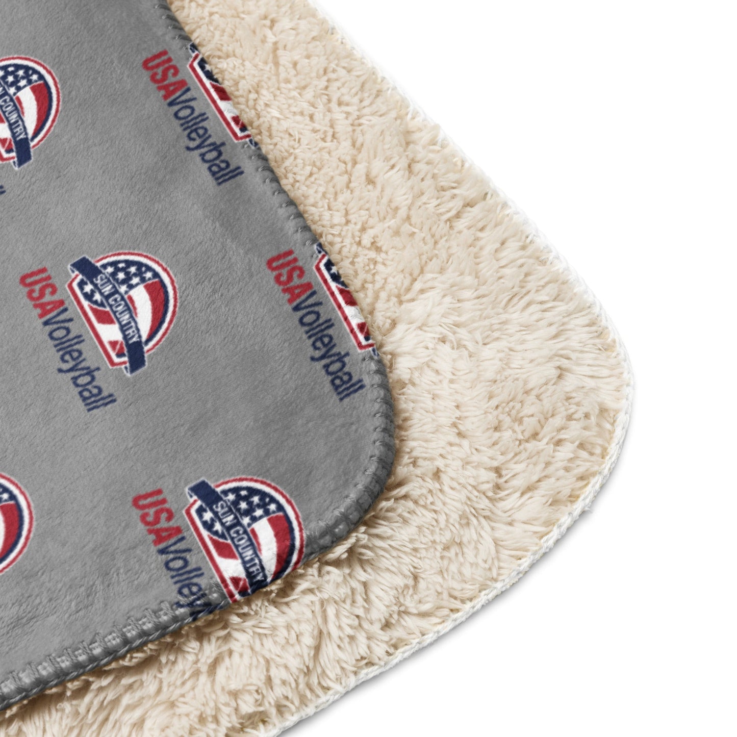 Sun Country Volleyball Sherpa Blanket