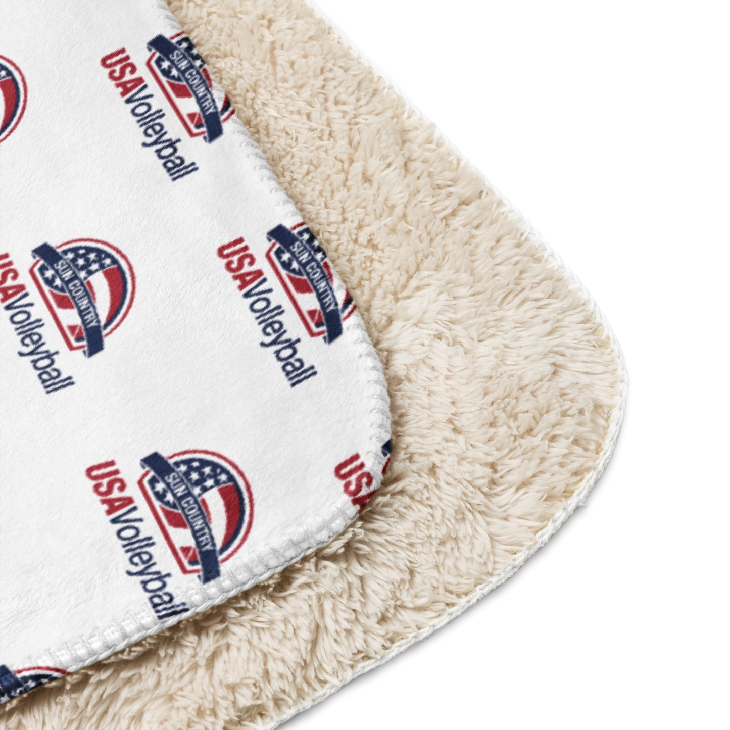 Sun Country Volleyball Sherpa Blanket