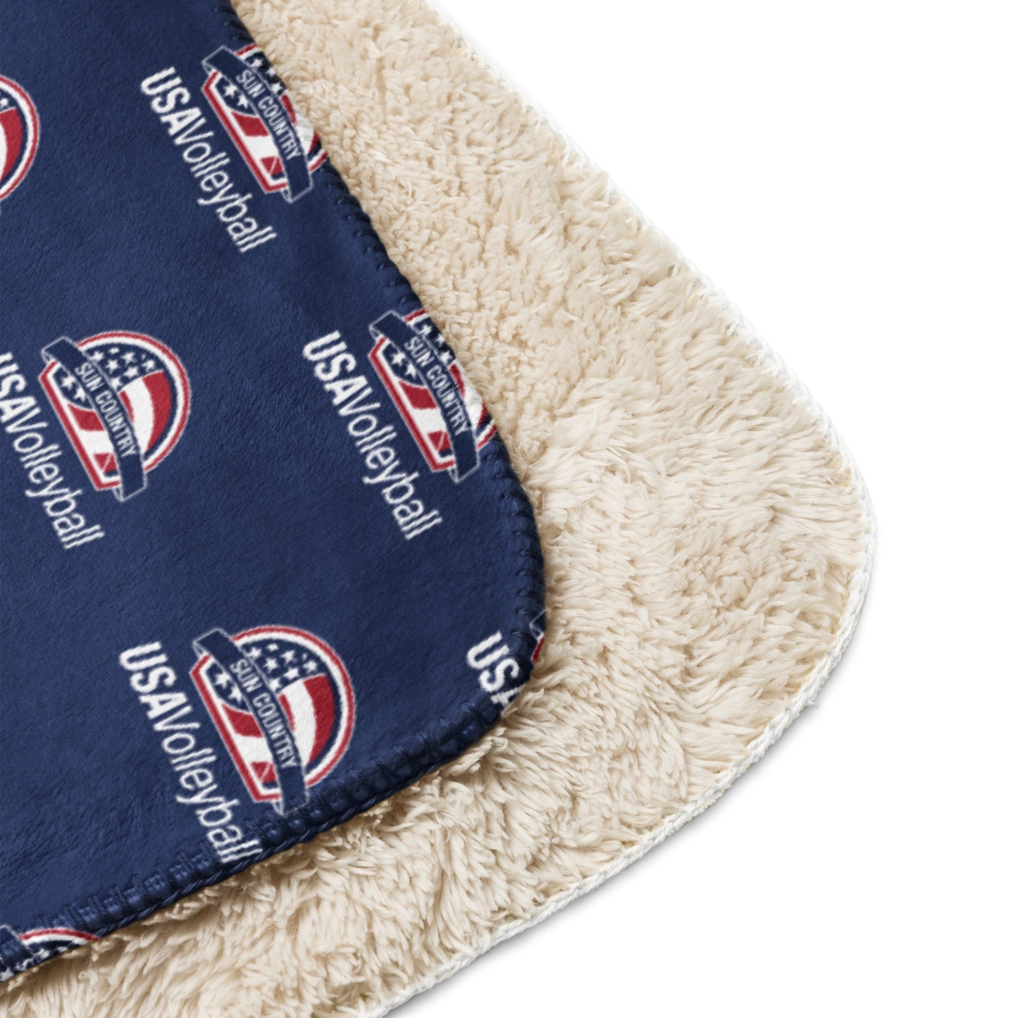 Sun Country Volleyball Sherpa Blanket