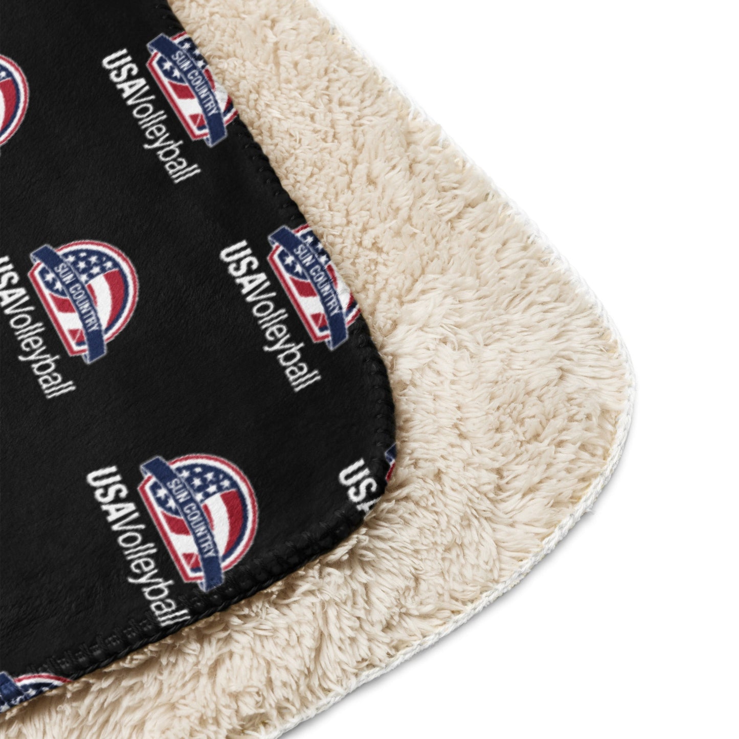 Sun Country Volleyball Sherpa Blanket