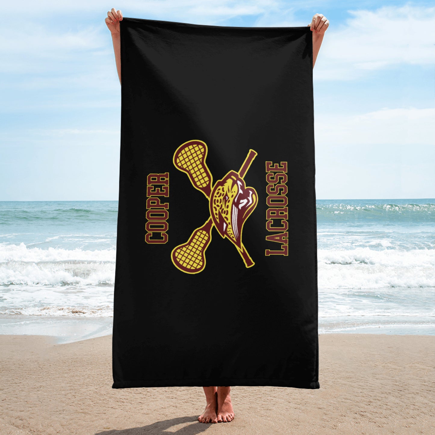 Cooper Lacrosse Beach Towel