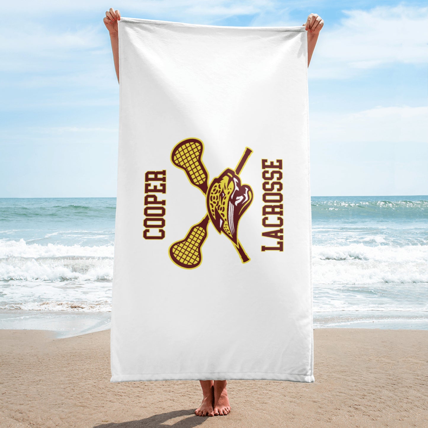 Cooper Lacrosse Beach Towel