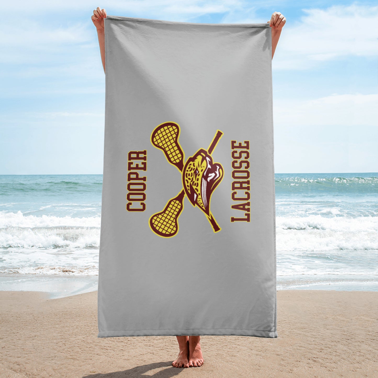 Cooper Lacrosse Beach Towel