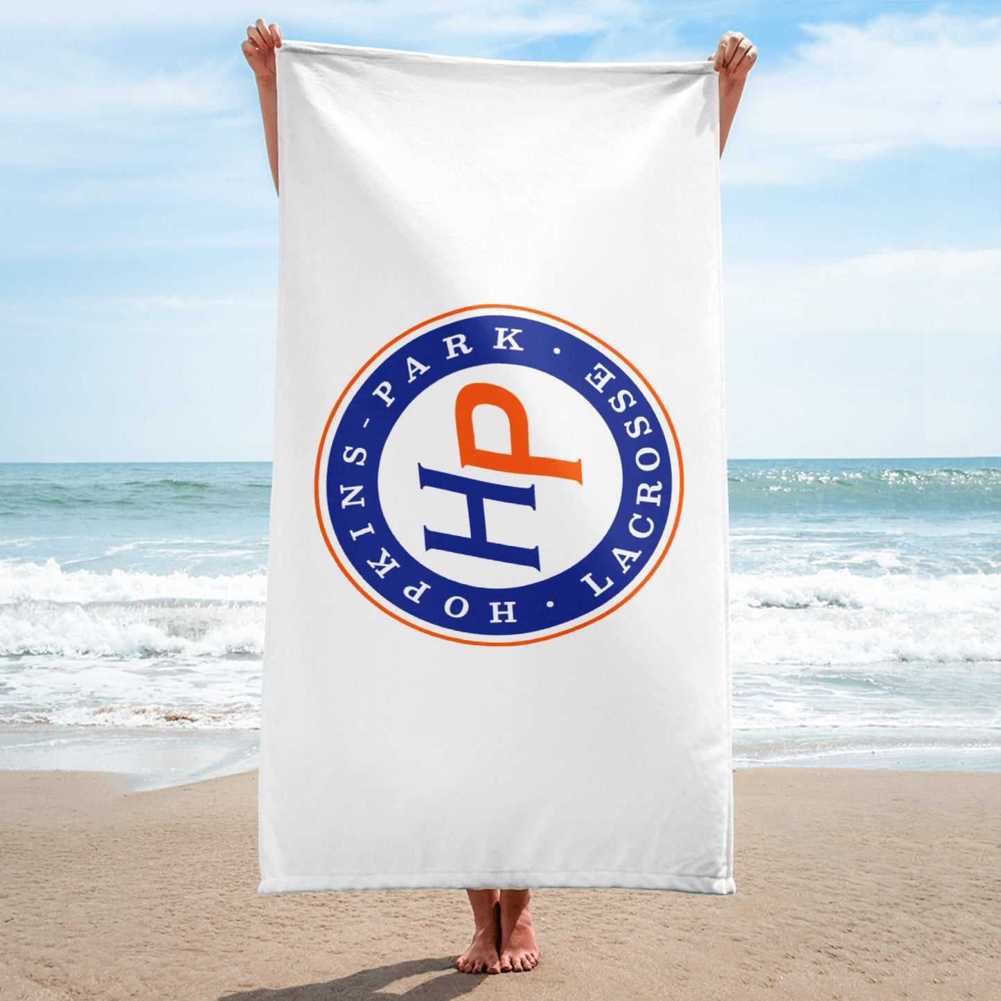 Hopkins Lacrosse Beach Towel