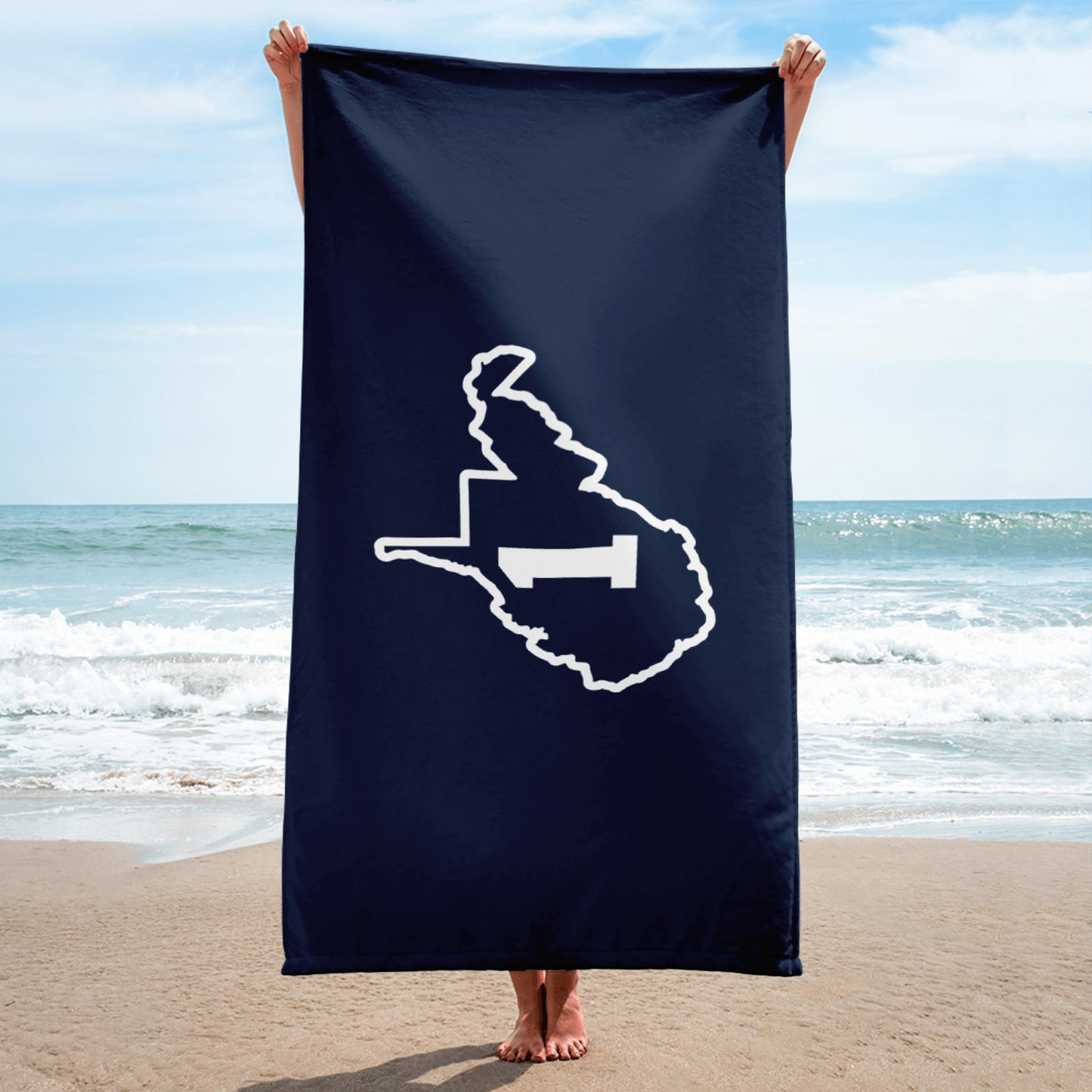 Wheeling Post 1  Beach Towel