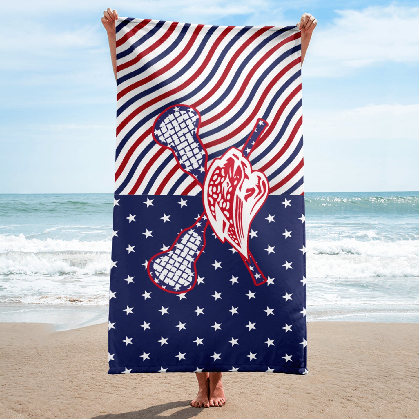 Cooper Lacrosse Beach Towel