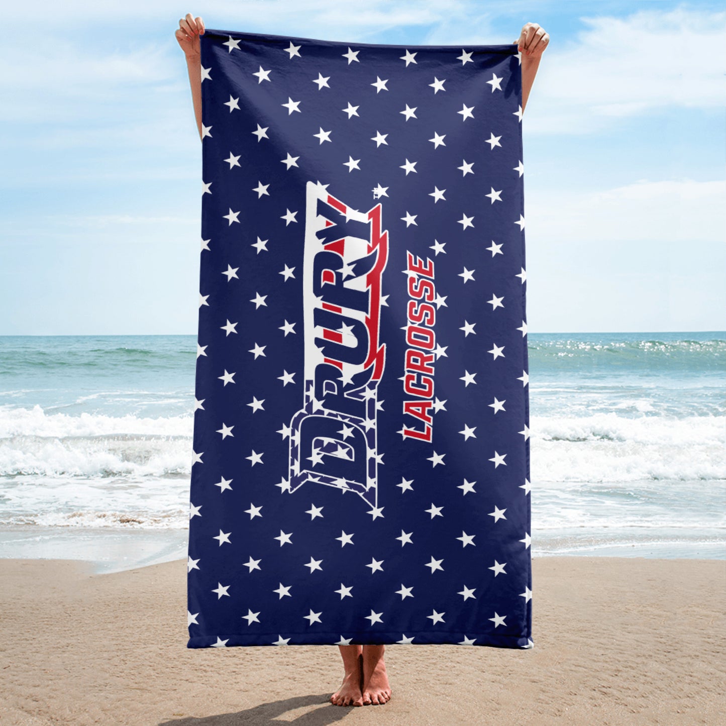 Drury Lacrosse Beach Towel
