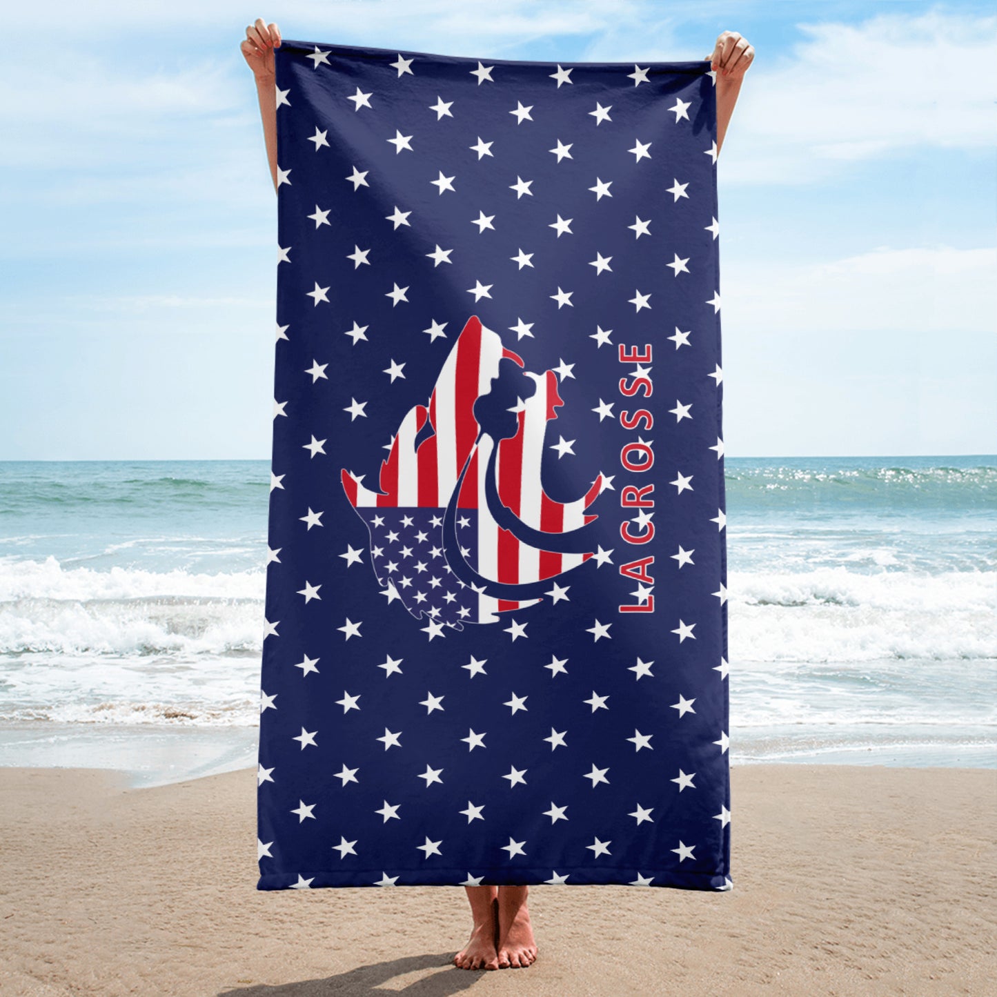 Timberline Lacrosse Beach Towel