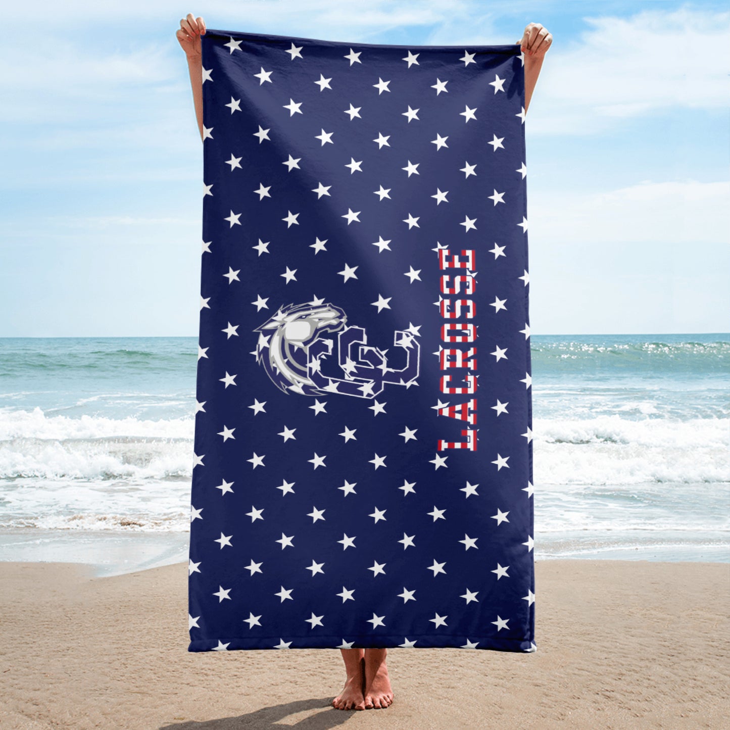 Corner Canyon Lacrosse Beach Towel