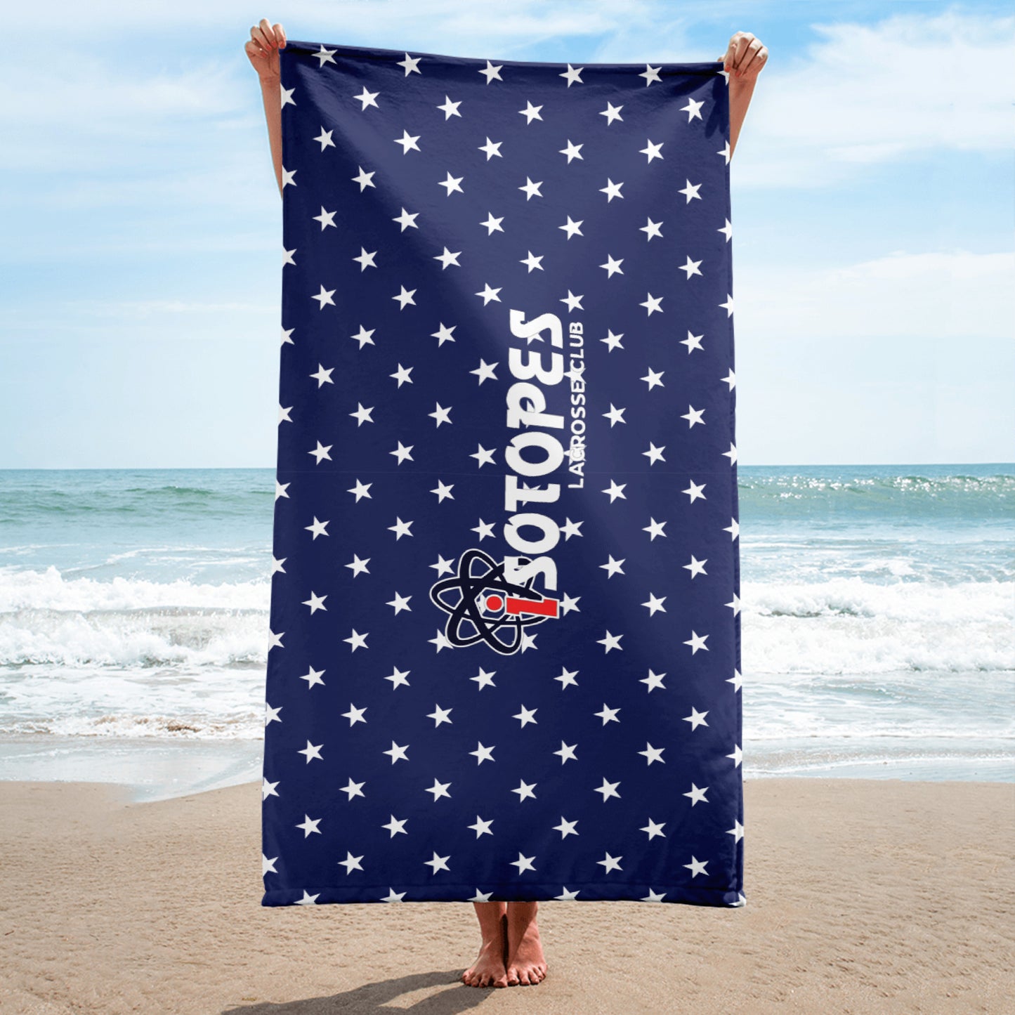 Isotopes Lacrosse Beach Towel