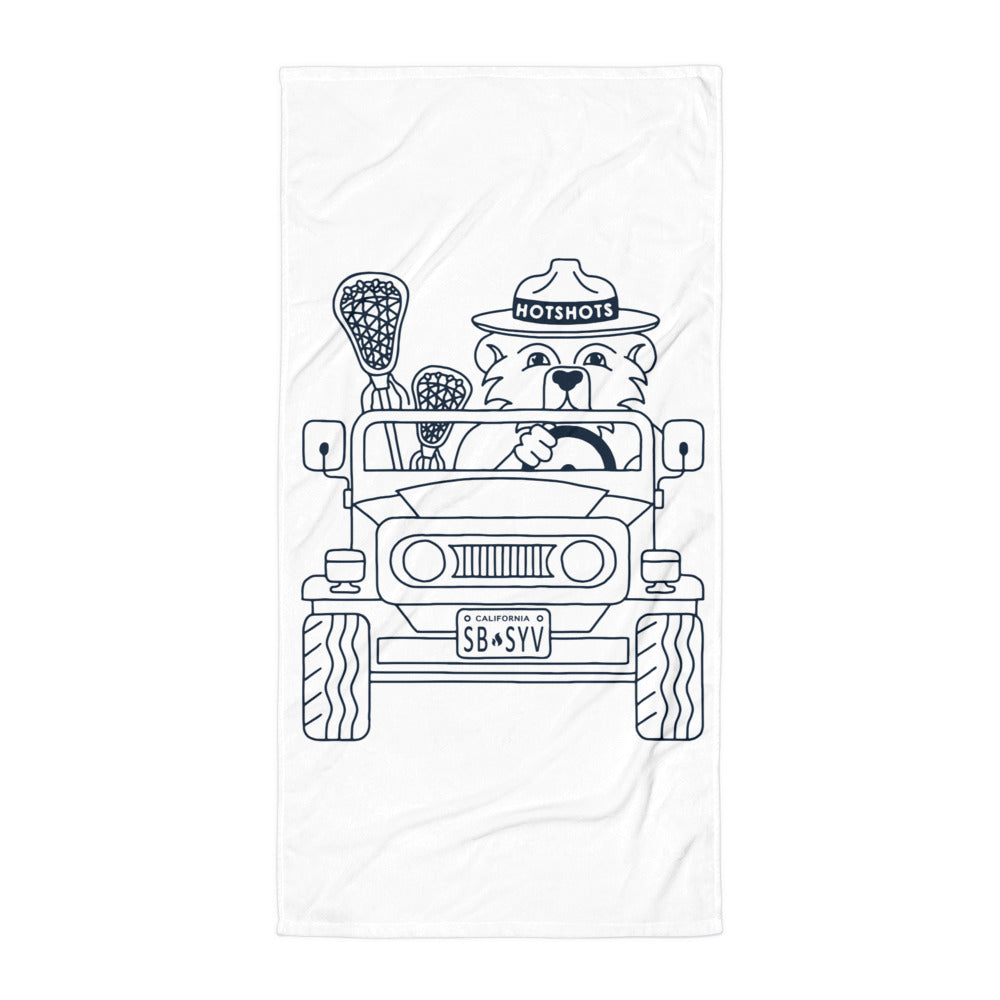Hotshots Lacrosse Beach Towel