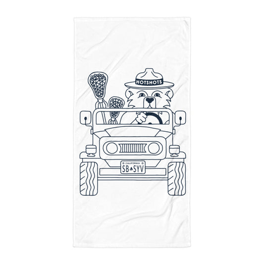 Hotshots Lacrosse Beach Towel