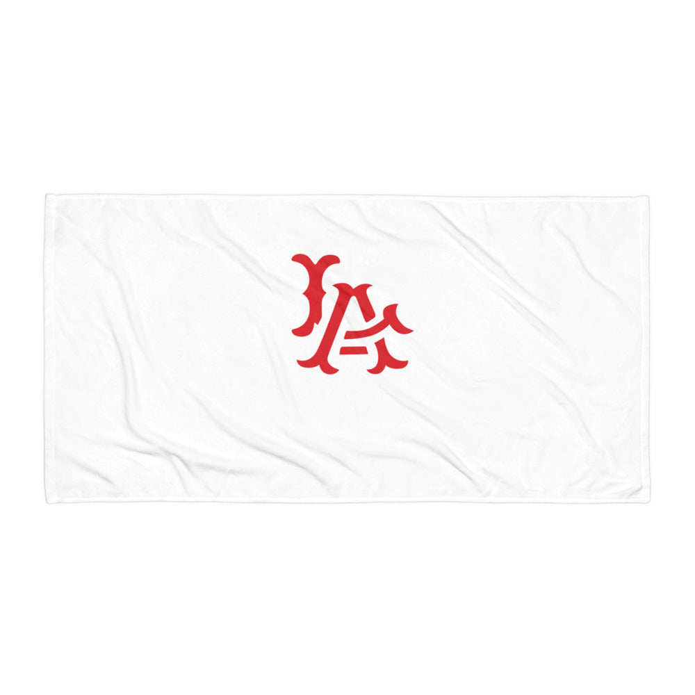 Los Al Lacrosse Corner  Beach Towel