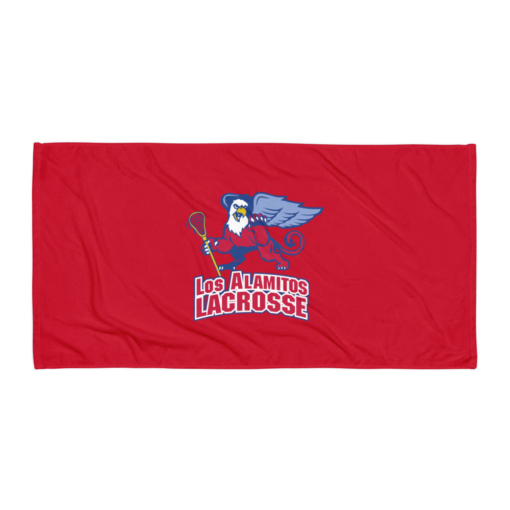 Los Al Lacrosse Corner  Beach Towel