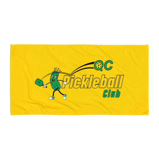 QC Pickleball Beach Towel