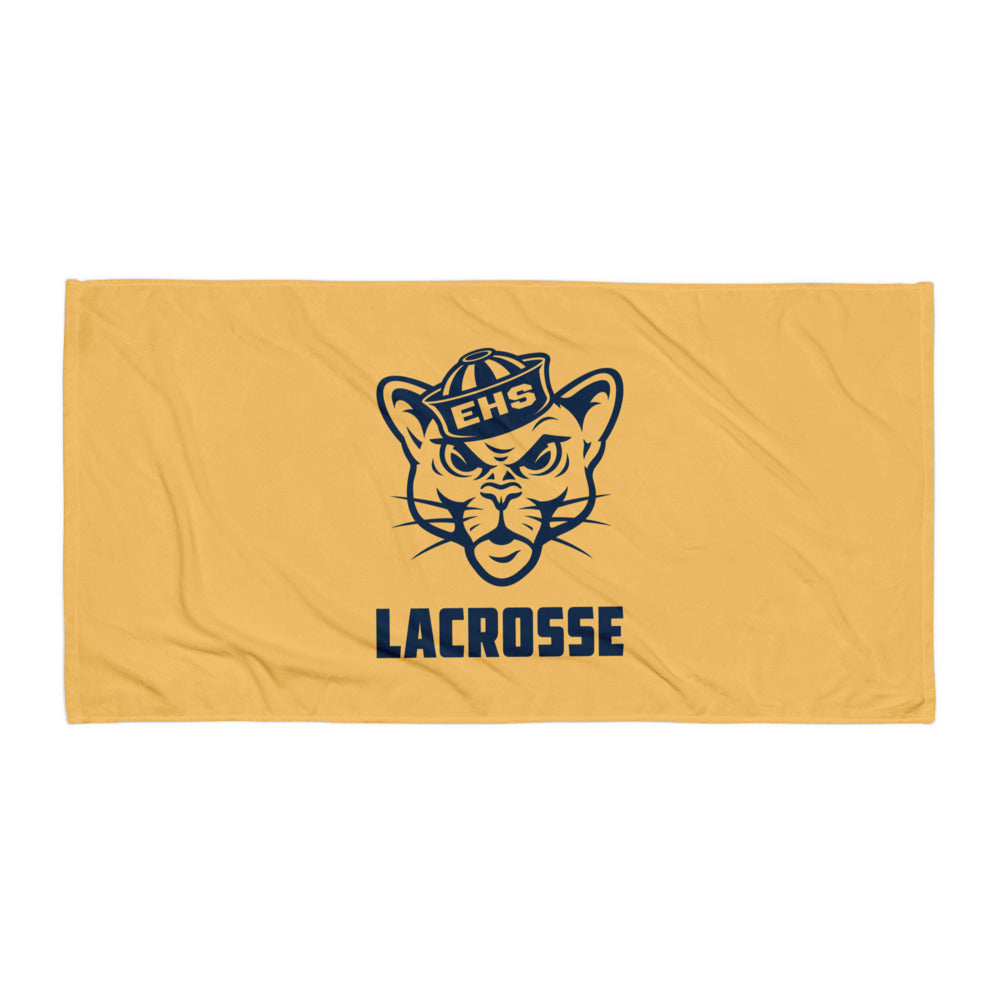 Evergreen High School Lacrosse Beach Towel