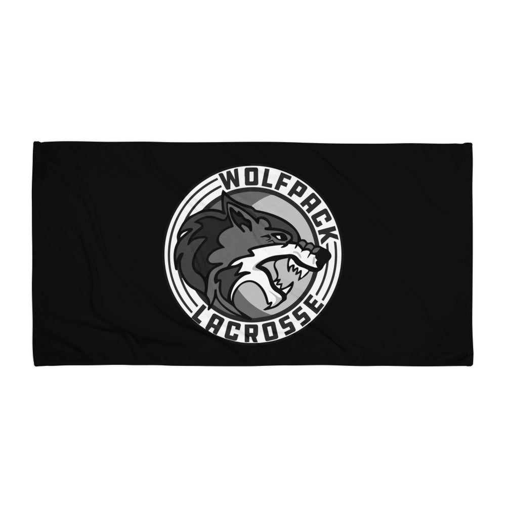 Wolfpack Lacrosse Beach Towel
