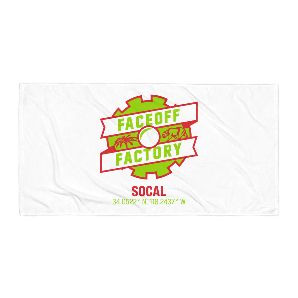 Faceoff Factory Beach Towel