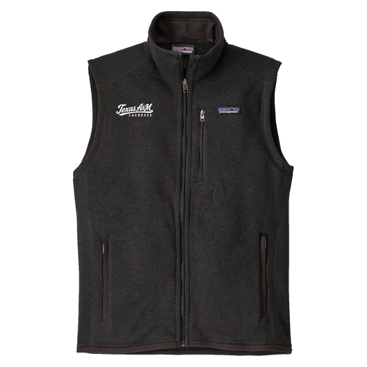 Texas A&M Lacrosse Patagonia Better Sweater Vest - Black