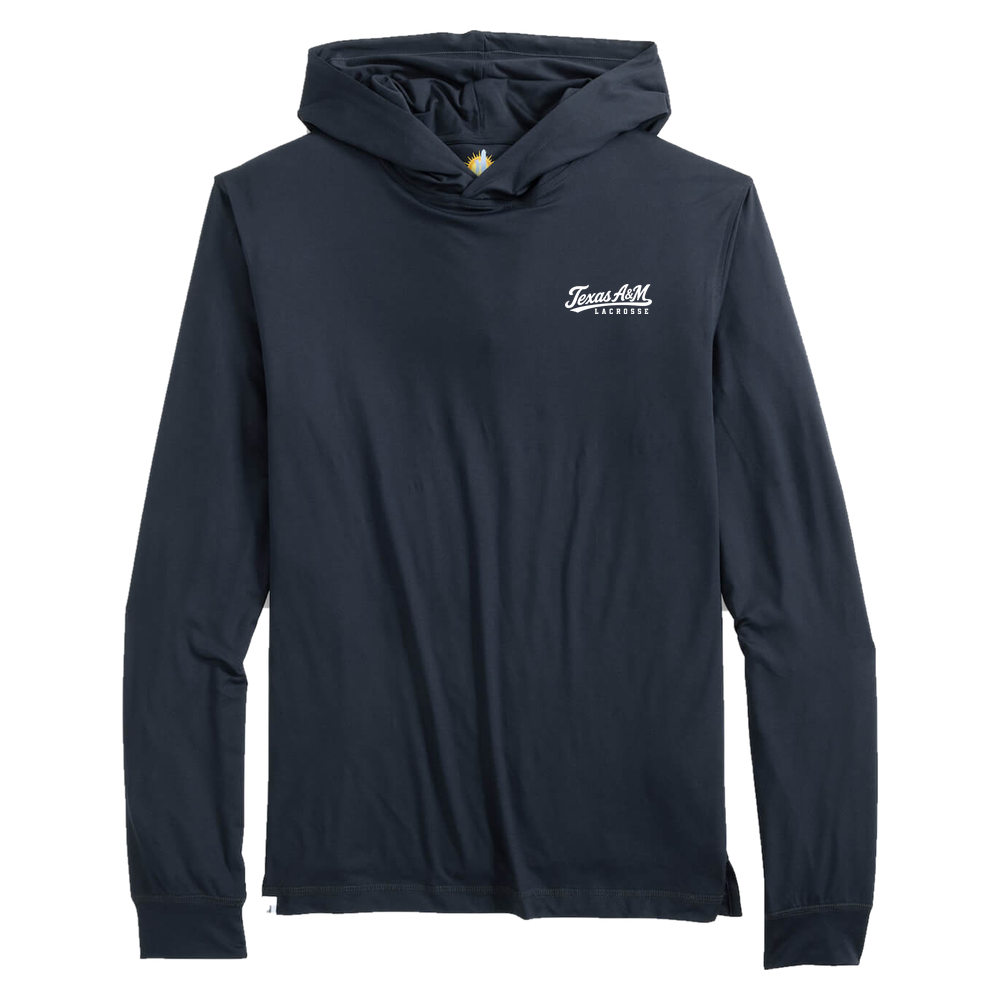 Texas A&M Lacrosse Johnnie-O Talon Hooded Tee - Black
