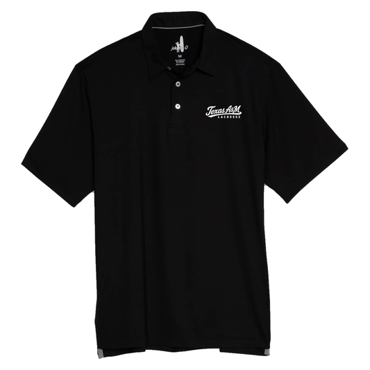 Texas A&M Lacrosse Johnnie-O Birdie Performance Polo - Black