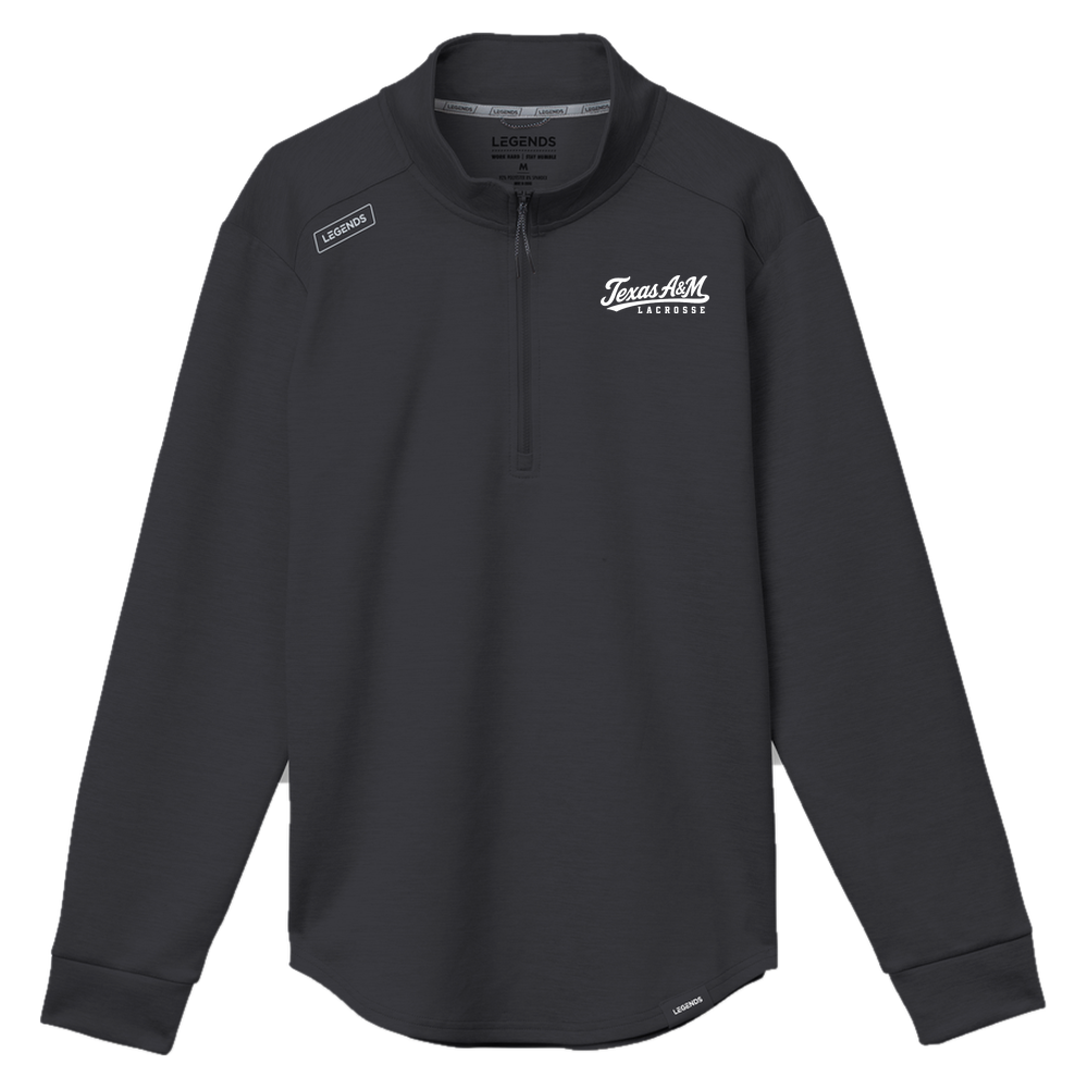 Texas A&M Lacrosse Legends Team Ultra Quarter-Zip - Black