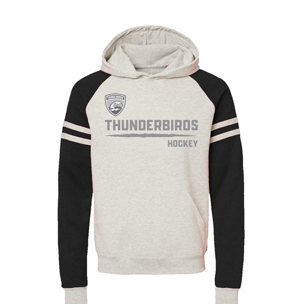 Adult Thunderbirds Hockey Jerzees Blend Hoodie