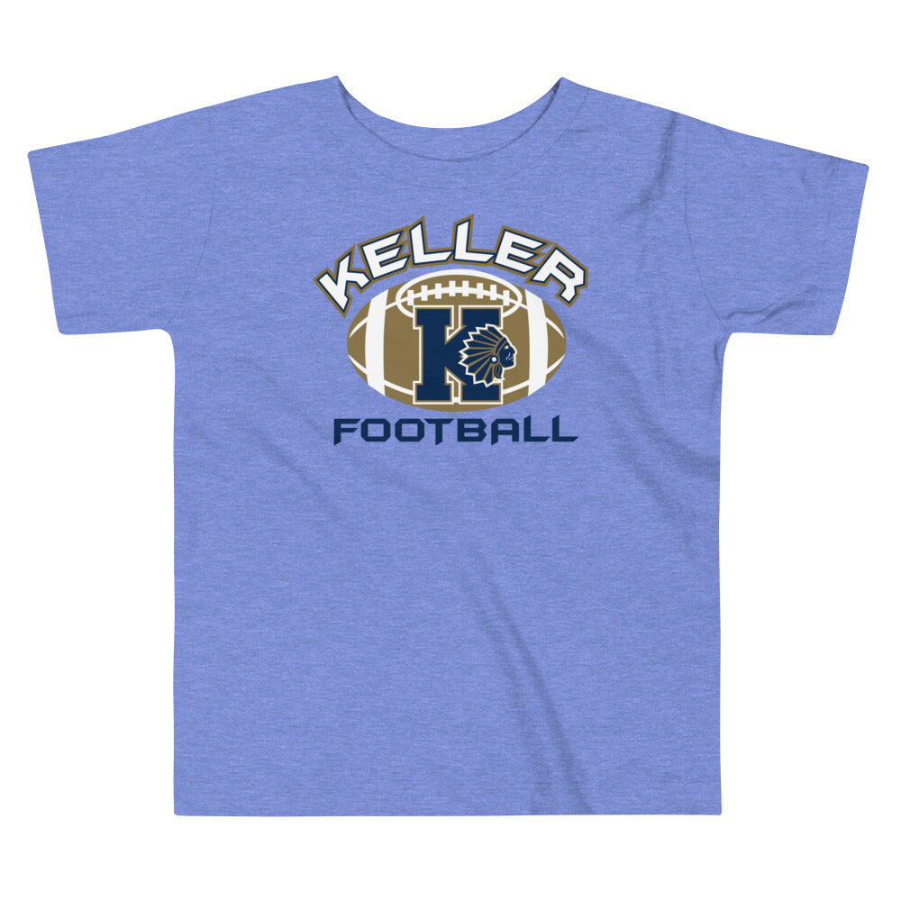 Toddler Keller Football Bella + Canvas Tee