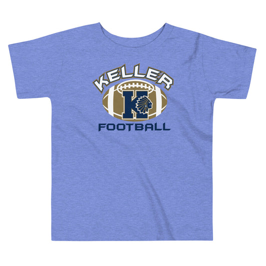Toddler Keller Football Bella + Canvas Tee