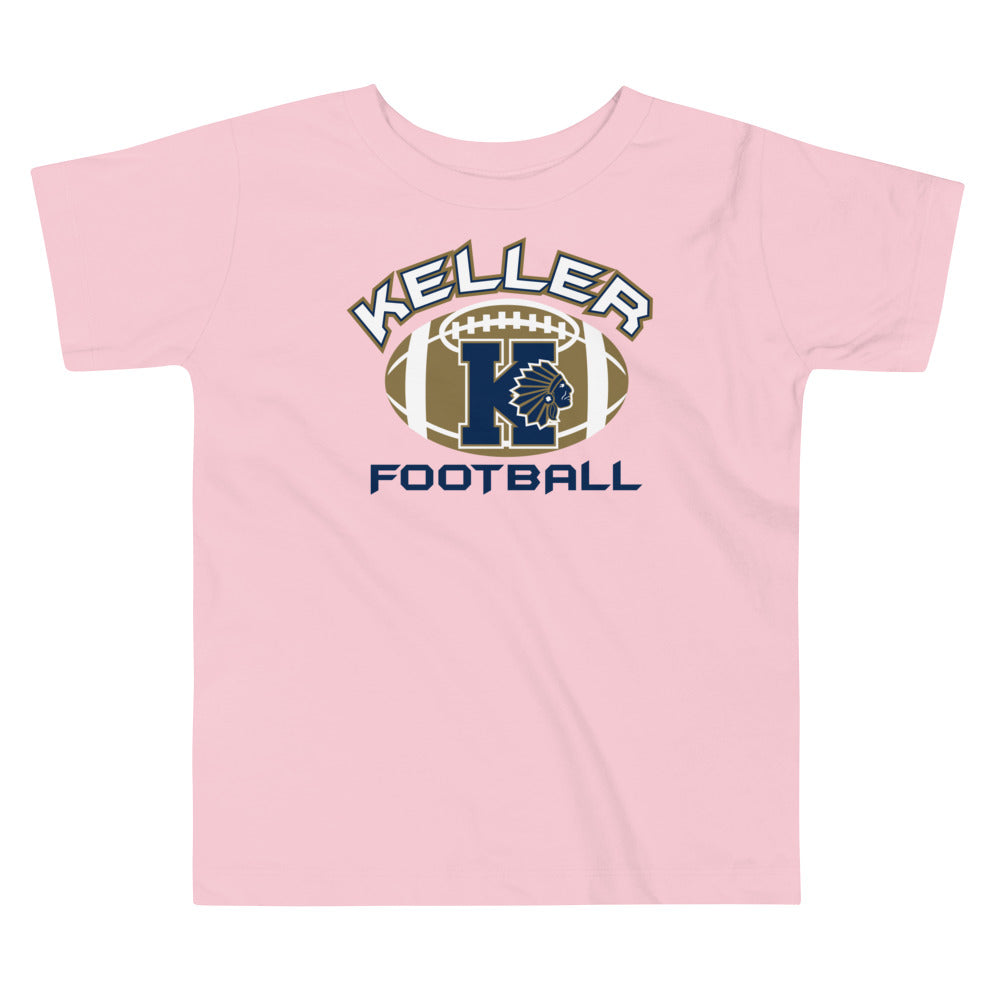 Toddler Keller Football Bella + Canvas Tee