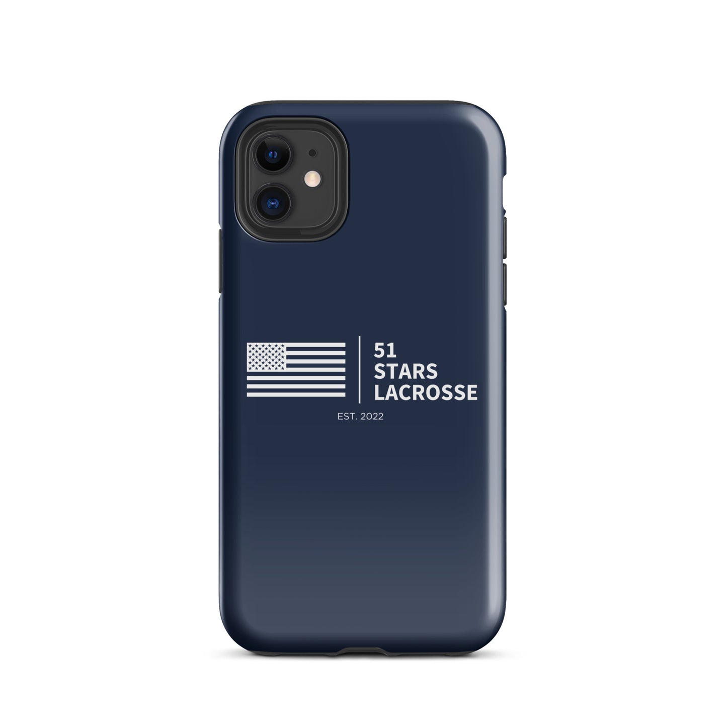 51 Stars Lacrosse Corner iPhone Case