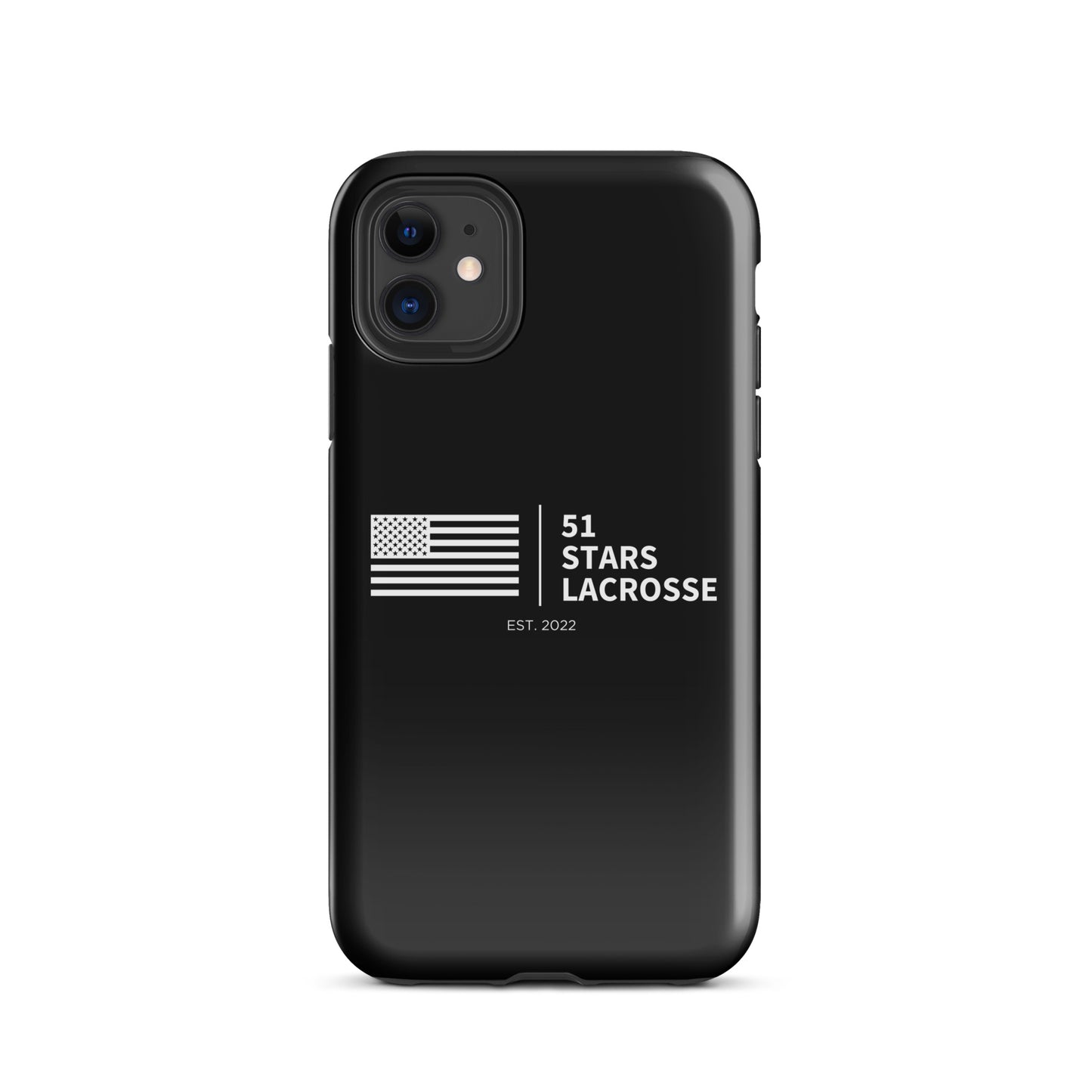 51 Stars Lacrosse Corner iPhone Case