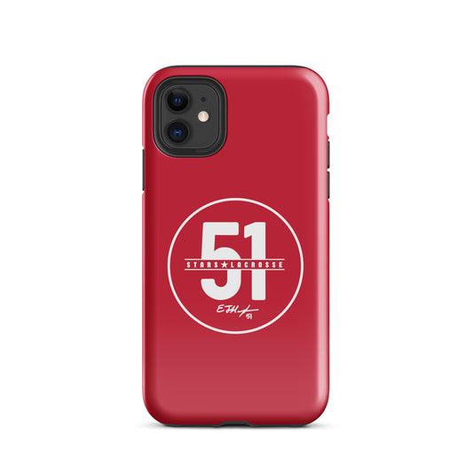 51 Stars Lacrosse Corner iPhone Case