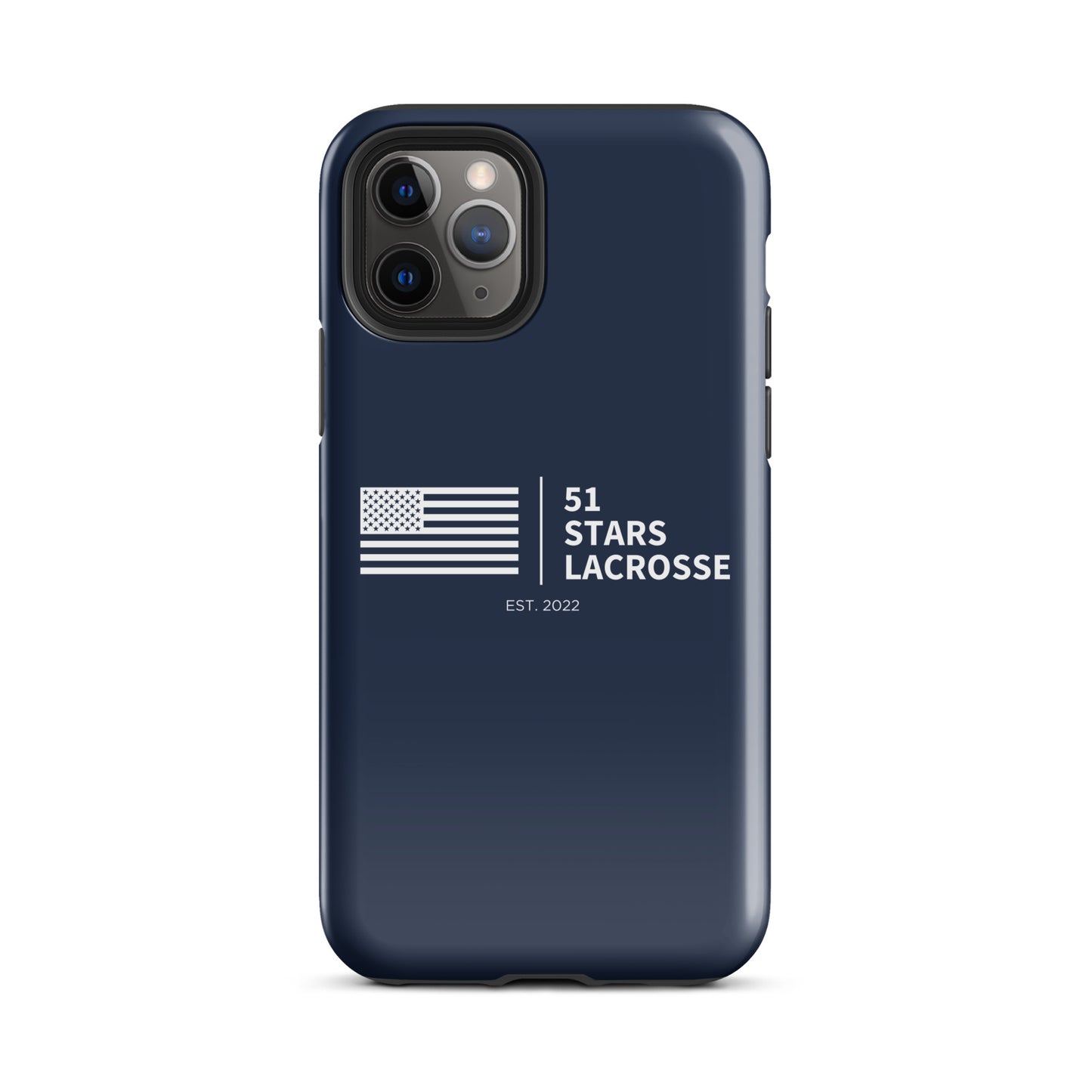 51 Stars Lacrosse Corner iPhone Case