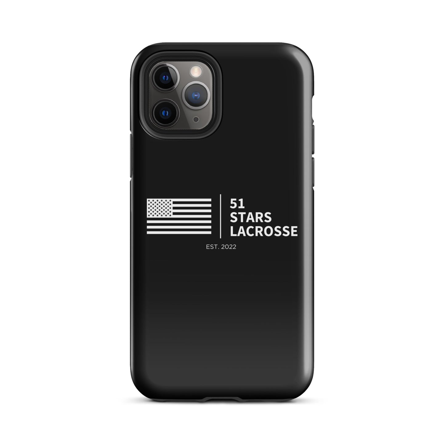 51 Stars Lacrosse Corner iPhone Case