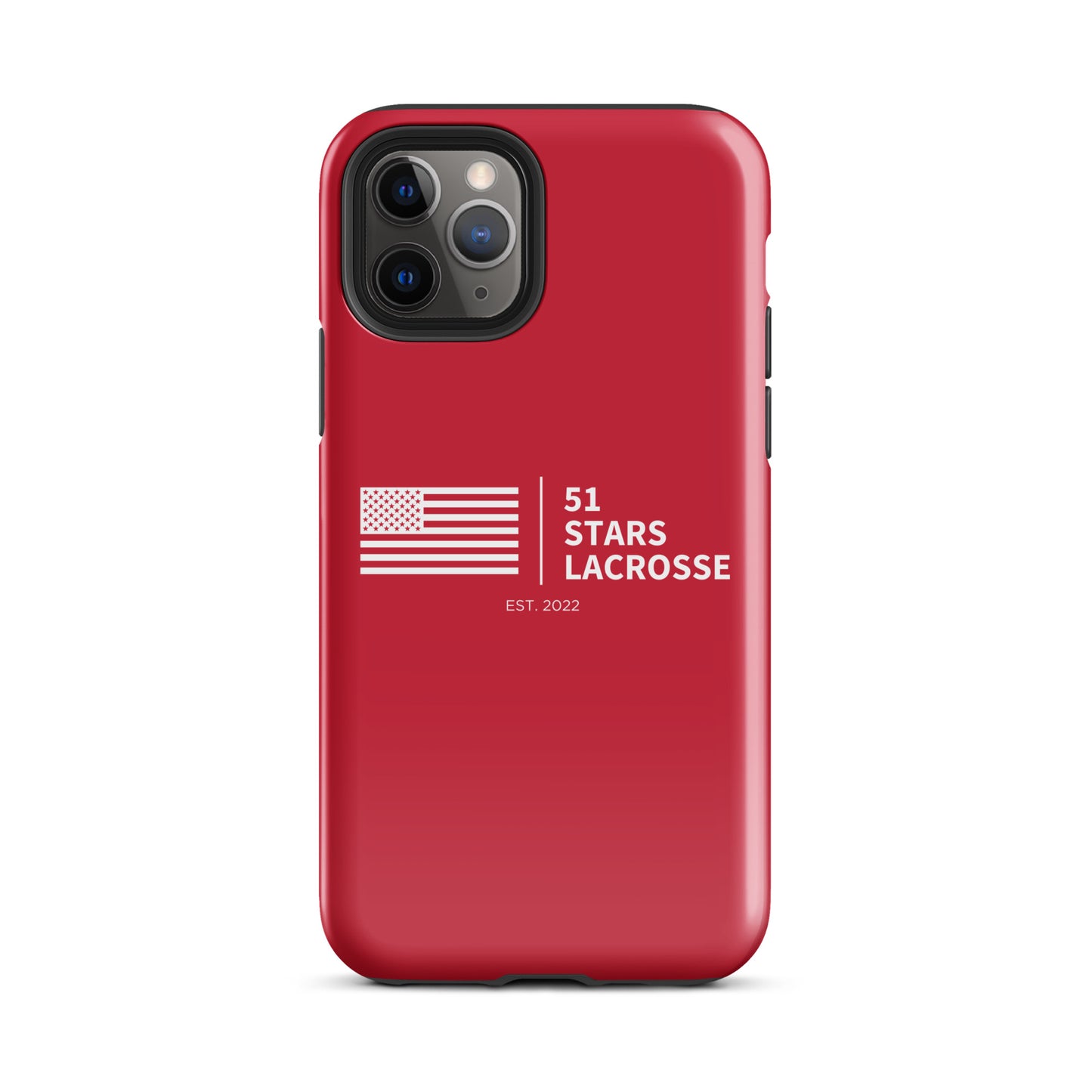 51 Stars Lacrosse Corner iPhone Case